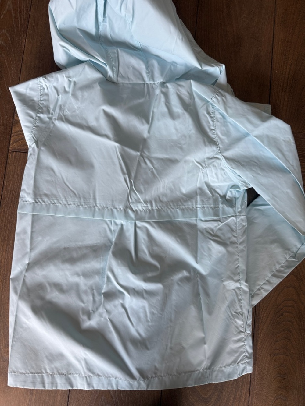 Columbia Pale Blue Hooded Windbreaker Jacket - Picture 4 of 5
